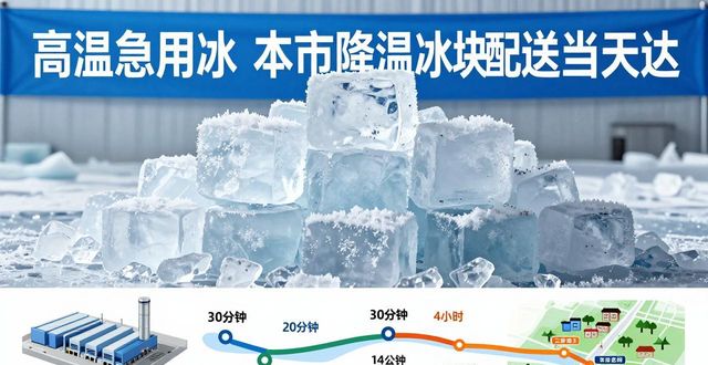 降温冰块配送流程_高效靠谱冰块运输_武清降温冰块配送