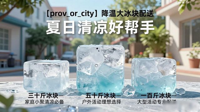 武清降温大冰块配送 夏日清凉好帮手